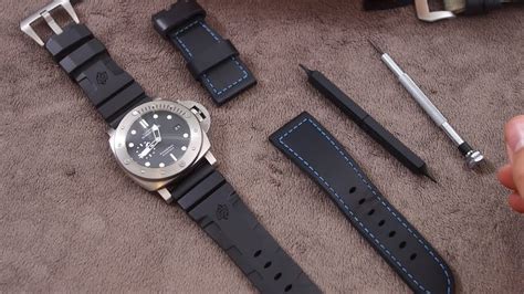 panerai armband wechseln|panerai watch strap change.